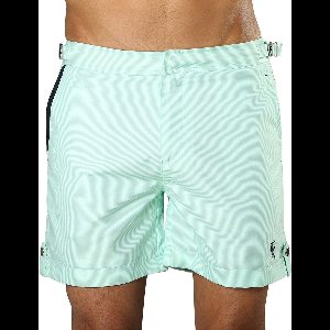 Korte Broek en Zwembroek Heren Sanwin - Mintgroen Tampa Stripes - Maat 33 - M