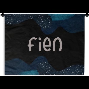 Wandkleed - Wanddoek - Fien - Pastel - Meisje - 120x90 cm - Wandtapijt