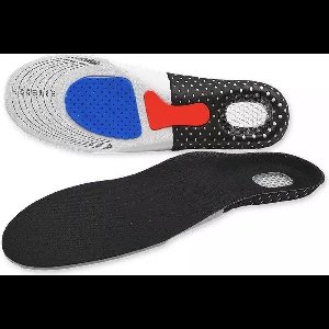 Inlegzolen Tegen Hielspoor En Onderdrukking Van Pijn- Gelzolen / Inlegzooltjes - Maat 35/36/37/38/39/40 Gel Zooltjes Zolen - Sport Schoenen Zooltjes - Zwart