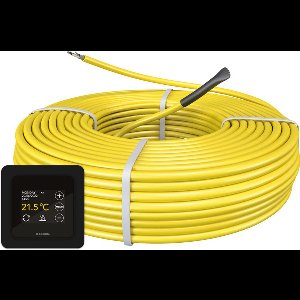 MAGNUM Cable - Set 152,9 m¹ / 2600 Watt, Elektrische Vloerverwarming / MRC-inbouwthermostaat | Zwart