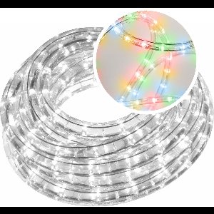 HQ-Power Lichtslang, 36 leds/meter, 2 kanalen, voor binnen en buiten, controller, veelkleurig, 20 m