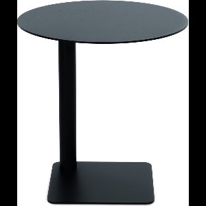 Spinder Design bijzettafel Sunny 40 - Zwart - Ø 40 - Staal