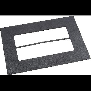 Frontplaatadapter voor eenvoudige installatie van single DIN aftermarket head-units