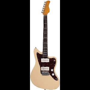 Sire Guitars J3/VWH Mahonie elektrische gitaar J-stijl, vintage wit