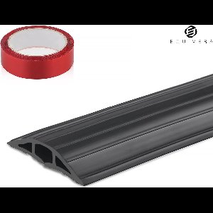 Equivera Kabelmat - Kabel Beschermer - Kabelbeschermer - Kabelgoot Vloer - Kabelhoes - Kabelhouder