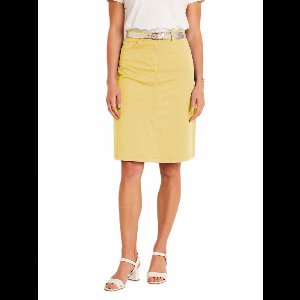 5-pocket midi-lengte trapeze rok