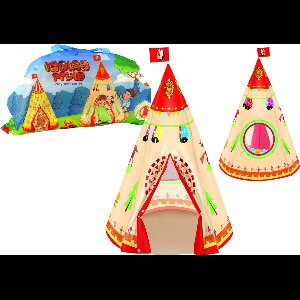 Kinderspeeltent tipi - crème - 105 cm x 160 cm
