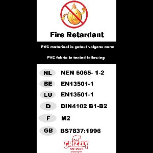 GO-PRO | 3x6 | Partytent | Wit-Grijs | Dak en zijwanden grijs