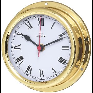 Delite 866c Altitude Ship Clock Goud B x H: 150 mm x 42 mm
