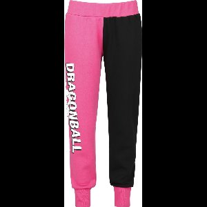 Dragon Ball Bulma - Color Patchwork Dames Trainingsbroek - zwart/roze - S