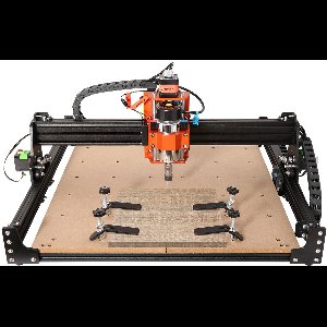 300w Cnc Bovenfrees, 3-Assige Grbl Besturing voor Hout Graveren, Uitsnijden en Frezen,400 X 400 X 60 mm Werkgebied, 1200 Tpm,voor Hout, Acryl, Mdf, Pvc, Kunststof en Schuim