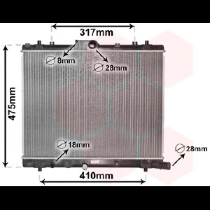 Van Wezel - RADIATOR VOOR SUZUKI SWIFT 2010-2017 1770068L50