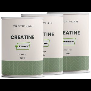 Protiplan - Creatine Unflavoured 100% Creapure® - 3 stuks - 3 x 300 g - Supplement