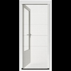 CanDo Hordeur Premium N - Plissé hordeur - Wit profiel - Zwart gaas - 96x233-236cm