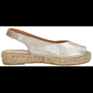 Toni Pons Erica Sandalen Touwzool - Champagne - Maat 40