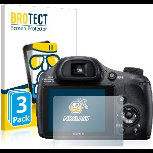 Screenprotector 3 Stuks voor Sony Cyber-Shot DSC-HX350 Beschermglas transparant