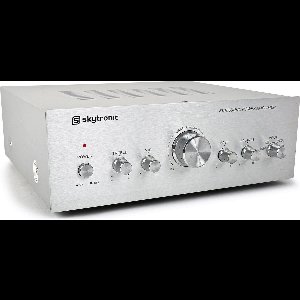 Stereo Versterker met 400 Watt en 3 Bands Toonregeling - SkyTronic - 4 Inputs