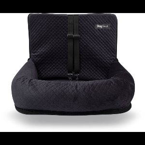 Zwarte Fluwelen Hondenmand Auto - Kleine tot Middelgrote Hondenrassen - Honden autostoel - Autostoel Hond - Hondenmand Auto