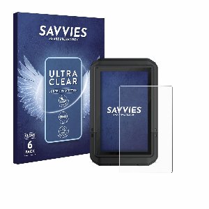 Savvies - Screenprotector voor Garmin eTrex Touch 2025 - Folie Beschermfolie transparant 6 Stuks