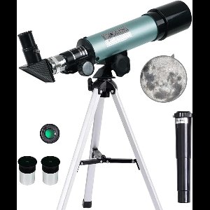 SCH® Telescoop kinderen - Sterrenkijker - Telescoop - Zwart - 44cm x 21cm x 11cm