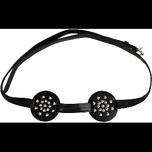 Kiotos - PU-lederen borstenharnasje met ronde noppen