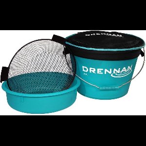 Drennan Bait Bucket Set - Voeremmer - 25L - Zwart