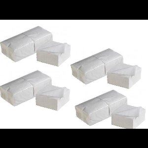 2720x Servetten wit 1-laags 33x33cm