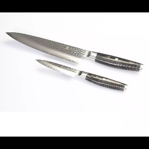 Yaxell KETU – 2-delige Messenset – SG2 Staal – Koksmes 20 cm & Schilmes 10 cm – Tsuchime Finish