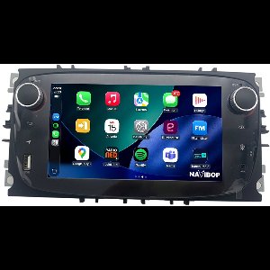 Geschikt voor Ford Fiesta (2006 t/m 2013) | 7 inch Android 15.0 CarPlay autoradio | Draadloos CarPlay & Android Auto | 2GB RAM + 32GB | Mic, Camera (AHD) & DAB+ | Bluetooth & WiFi | NAVIBOP NB-1158 | Bouwjaar 2006 t/m 2013