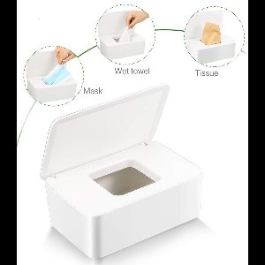 Gigicial Doekjeshouder - Dispenser Voor Vochtige Doekjes - Grote Capaciteit En Veilige Materialen - 1 - Zwart