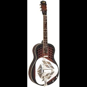 Royall DLT12SC/DSB Delta SC Tricone Resonator 12-Fret – Mahonie, Sunburst, Lipstick PU, Softcase