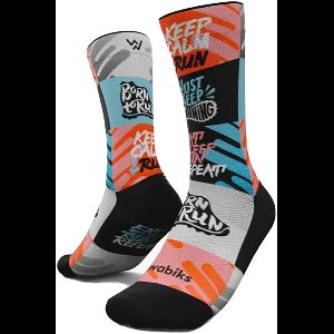 Wabiks Born To Run Crewsokken Veelkleurig EU 39-42 Man,Vrouw