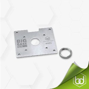 Benchdogs UK Router Big Base Stainless Steel Guide Bush Plate Hikoki