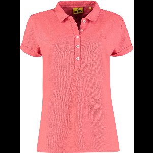 NOMAD® Polo Dames | Maat S | Roze | Polo Shirt Korte Mouw | Luchtig Katoen | Sneldrogend