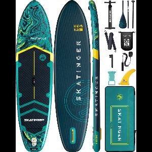 Skatinger SUP board - extra breed 89cm - 2 personen - 195 kg belastbaar