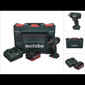 Metabo SSW 18 LTX 300 BL accu-slagmoersleutel 18 V 300 Nm 1/2" borstelloos + 1x accu 8,0 Ah + oplader + metaBOX