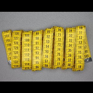 *** Flexibel Geel Meetlint - 150 cm - 1 stuk - Centimeter Meetlint - van Heble® ***