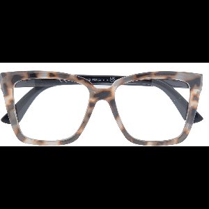 Noci Eyewear RCW032 leesbril Vita - Groot montuur - Milky tortoise