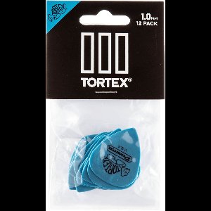 Dunlop 462P100 Tortex III Plectrum 1.00mm 12-Pack - Plectra, zakje met 12 stuks