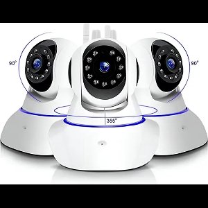 Vyzio - Wifi Camera - Babyfoon Met App - Beveiligingscamera Binnen - Bewakingscamera Voor Binnen - Huisdiercamera - Hondencamera - VISIONSPOT