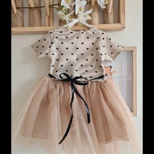 Cacao Heart Tutu Dress