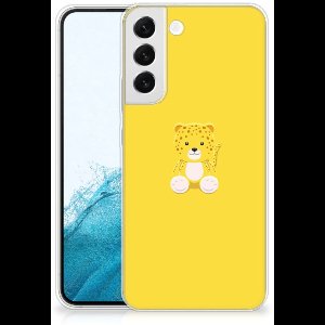 Samsung Galaxy S22 Plus Telefoonhoesje met Naam Baby Leopard