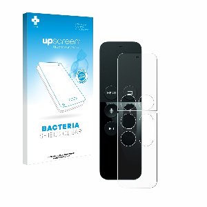upscreen - Screenprotector voor Apple Remote Control Apple TV 4 - Folie Beschermfolie transparant antibacterieel