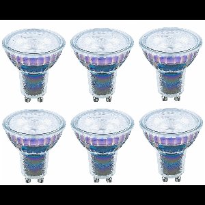 6 stuks | Ledmaxx LED GU10 6W 450lm 2700K 38° Niet-Dimbaar | GU10 | Extra Warm Wit | 6 watt | 15.000 Branduren