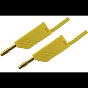 SKS Hirschmann MLN 100/2,5 GE Meetsnoer Banaanstekker 4 mm Banaanstekker 4 mm 1.00 m Geel 1 stuk(s)