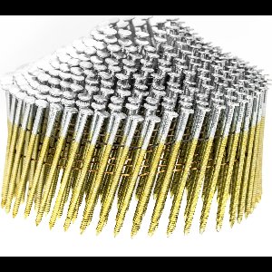 Everwin Draadgebonden Coilnagels | 2,1 x 38 mm | Ring RVS bolkop conisch | 2100 stuks