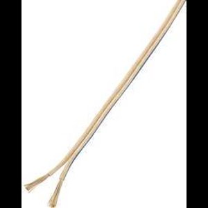 TRU COMPONENTS 1564198 Luidsprekerkabel 2 x 2.5 mm² Transparant 10 m