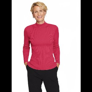 Trui van merinowol met hoge hals