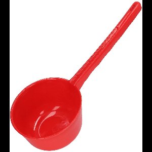 JeiibrZui Plastic Waterschep - Groot Volume Pollepel - Veelzijdig Gebruik In Tuin En Badkamer - 1 Stuk - Rood