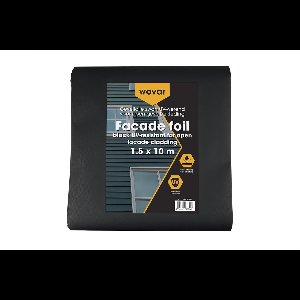 Wovar Gevelfolie zwart UV|werend voor open gevelbekleding | 1.5 x 10.0 m | Per stuk